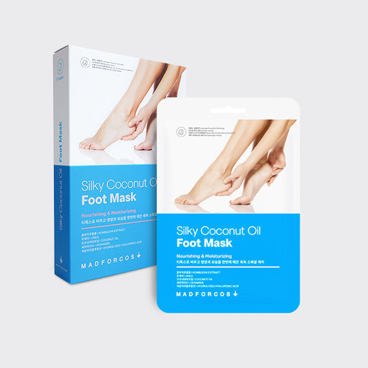 MADFORCOS Silky Coconut Oil Foot Mask 5 pc
