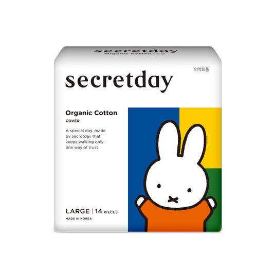Secretday Miffy Organic Cotton Softcover Sanitary pads Large