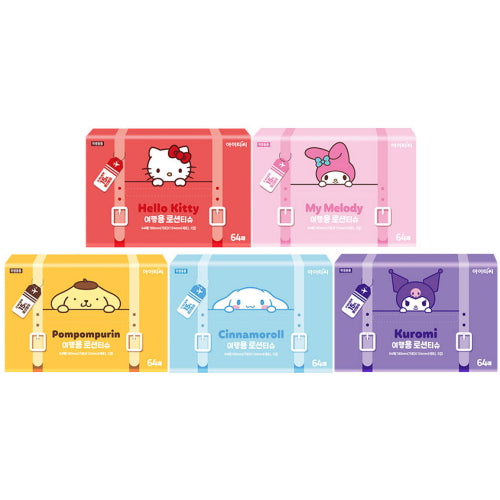 SANRIO Characters Lotion tissue for travel_5ea