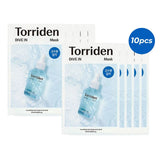 Torriden Dive-In Low molecule Hyaluronic acid Mask pack - 10 Sheets