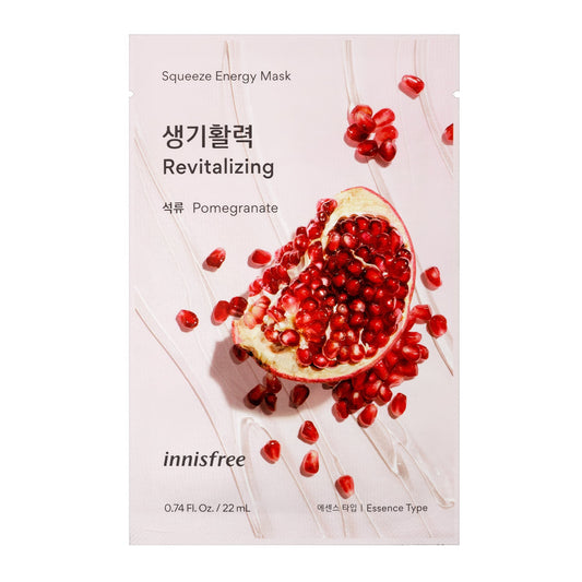 Innisfree_Squeeze Energy Mask 1pc- Pomegranate