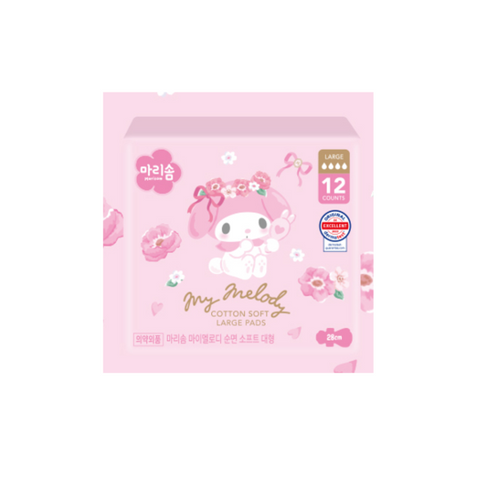 Marisom My Melody Organic Cotton Softcover Sanitary pads_Large 28cm